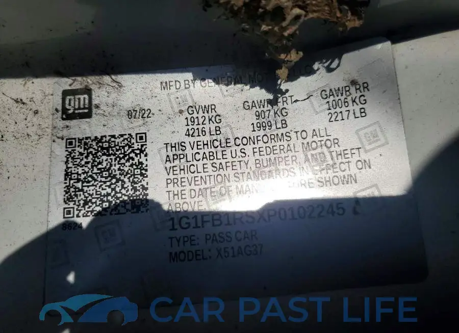1G1FB1RSXP0102245# 13