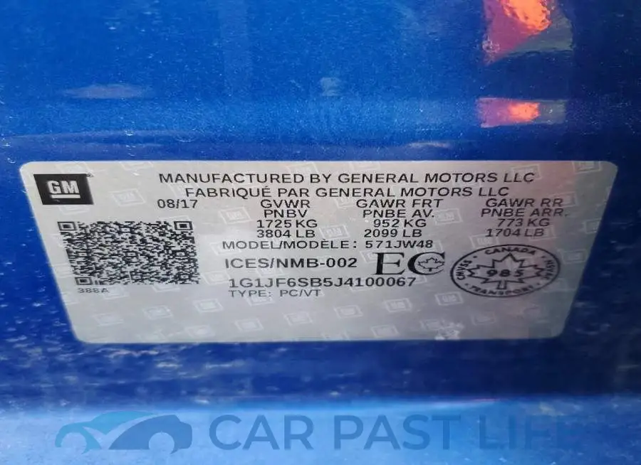 1G1JF6SB5J4100067# 13
