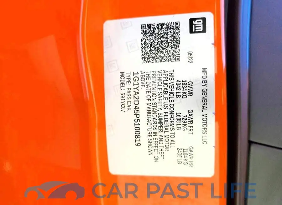 1G1YA2D45P5100819# 12