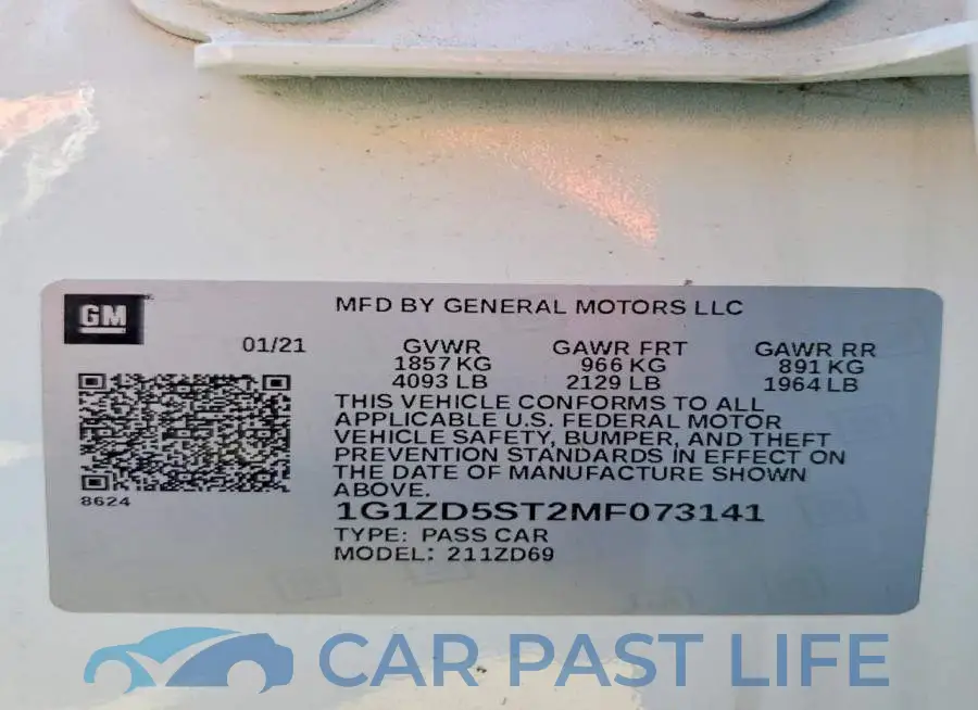 1G1ZD5ST2MF073141# 13
