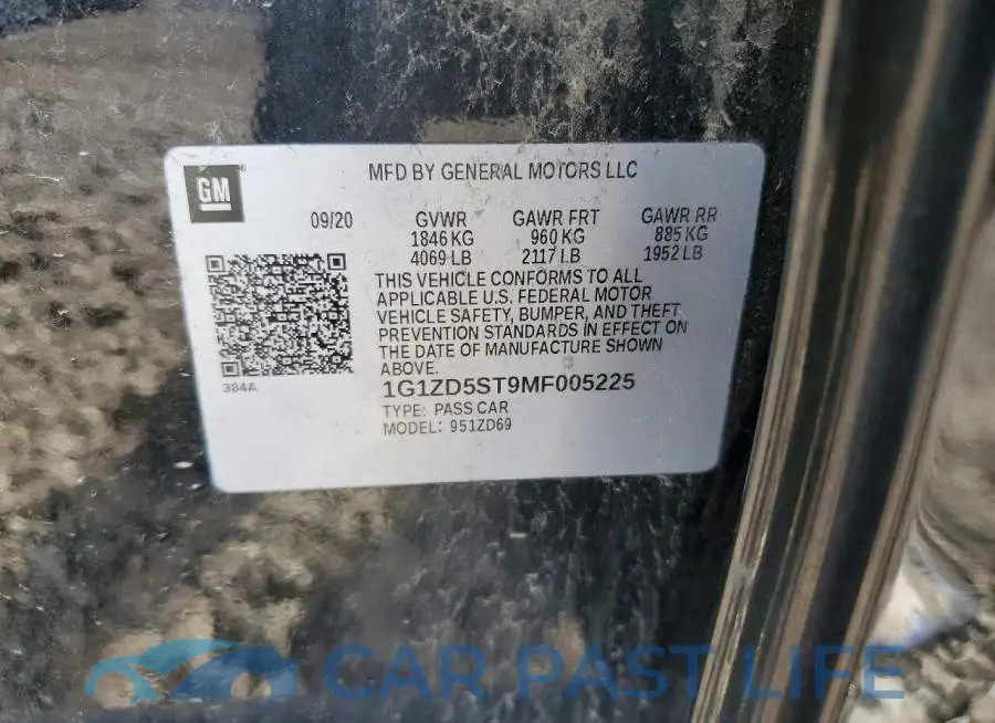 1G1ZD5ST9MF005225# 12