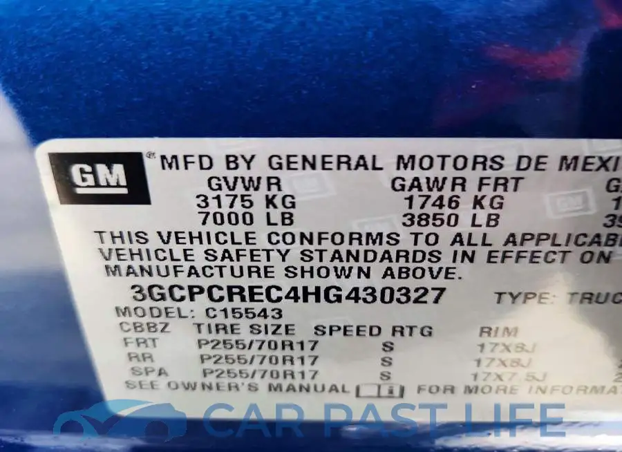 3GCPCREC4HG430327# 12