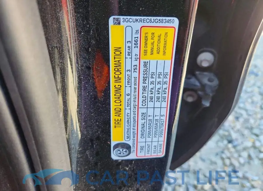3GCUKREC6JG583450# 12