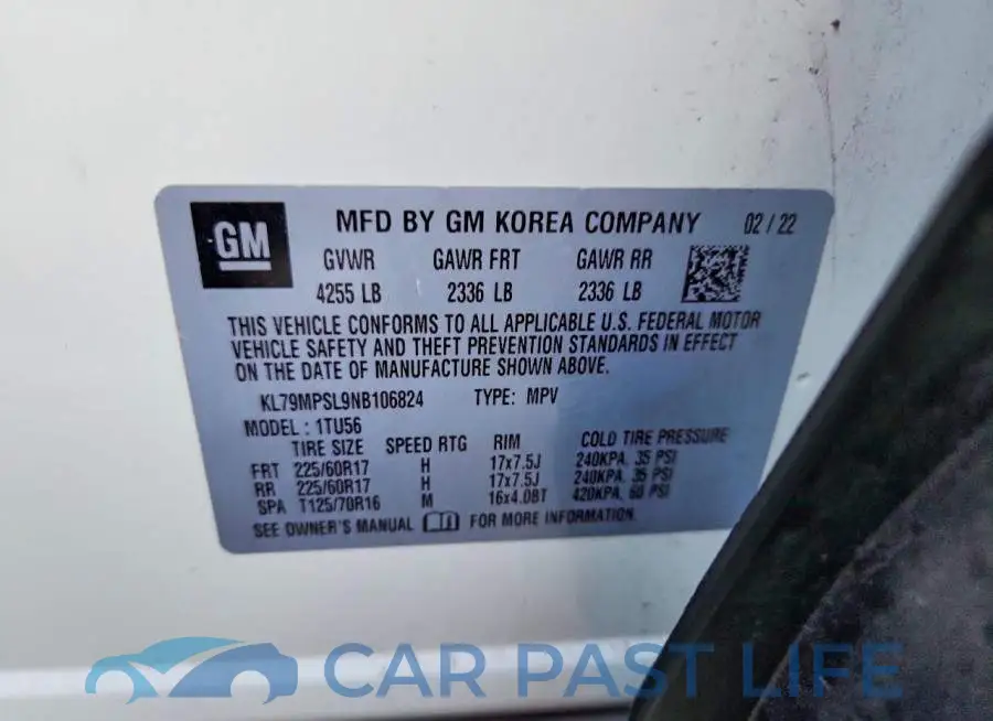 KL79MPSL9NB106824# 12