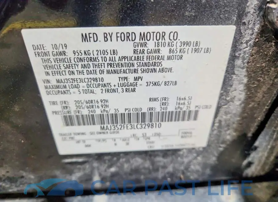 MAJ3S2FE3LC329810# 13