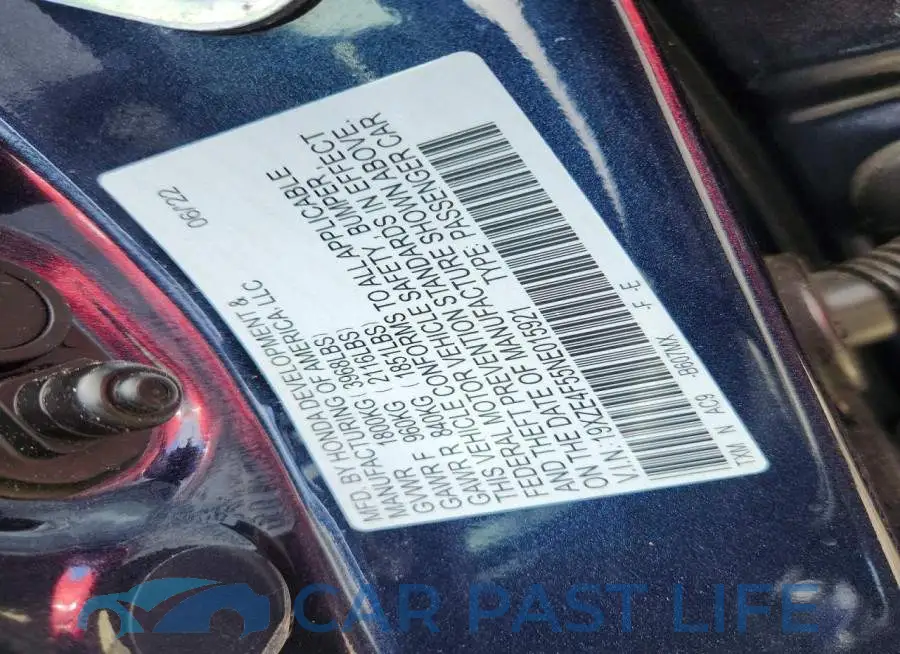 19XZE4F55NE015921# 12