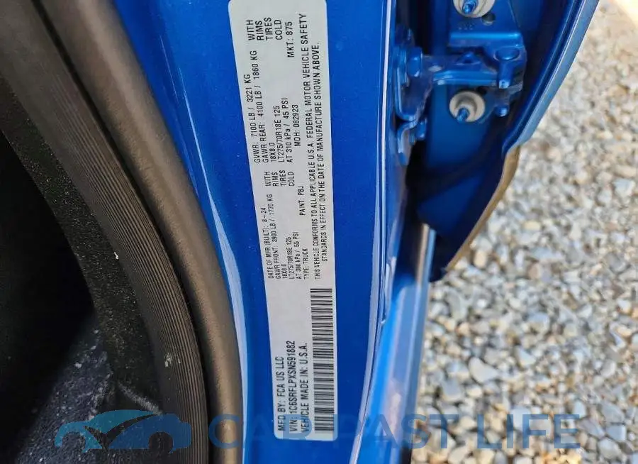1C6SRFLPXSN591882# 12