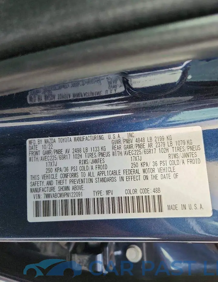7MMVABCM9PN122091# 13