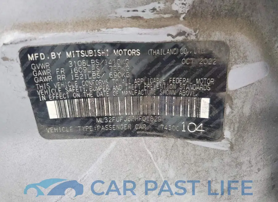 ML32FUFJ6PHF01829# 13