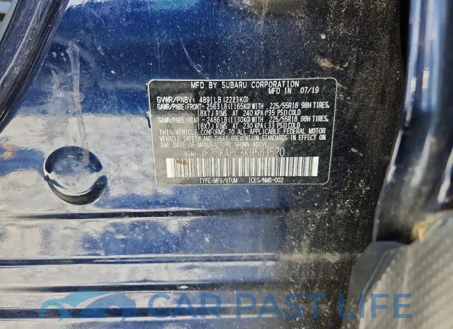 JF2SKAPC3KH583520# 13