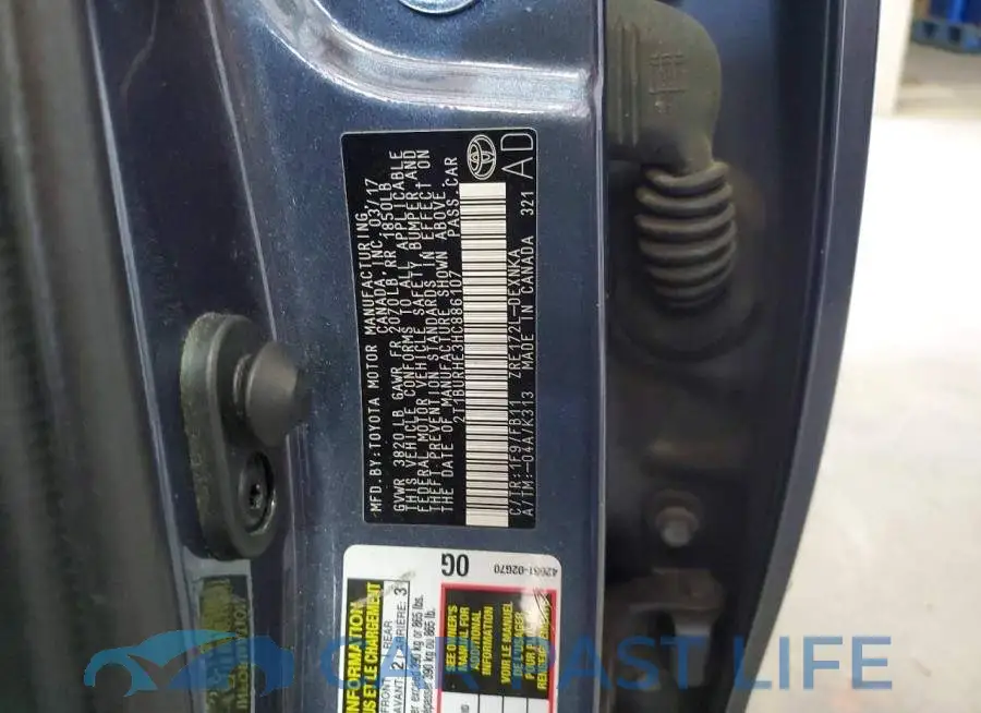 2T1BURHE3HC886107# 12