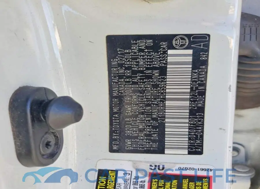 2T1BURHE7HC859623# 12