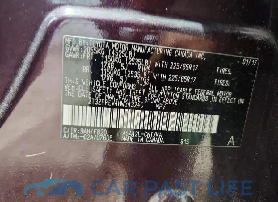 2T3ZFREV4HW343240# 13
