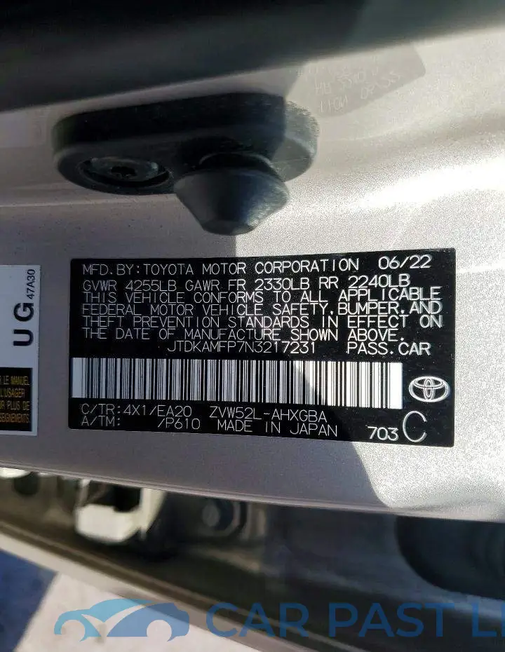 JTDKAMFP7N3217231# 12