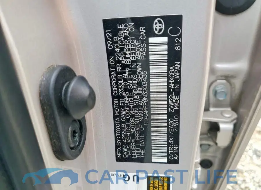 JTDKAMFP8N3203435# 12