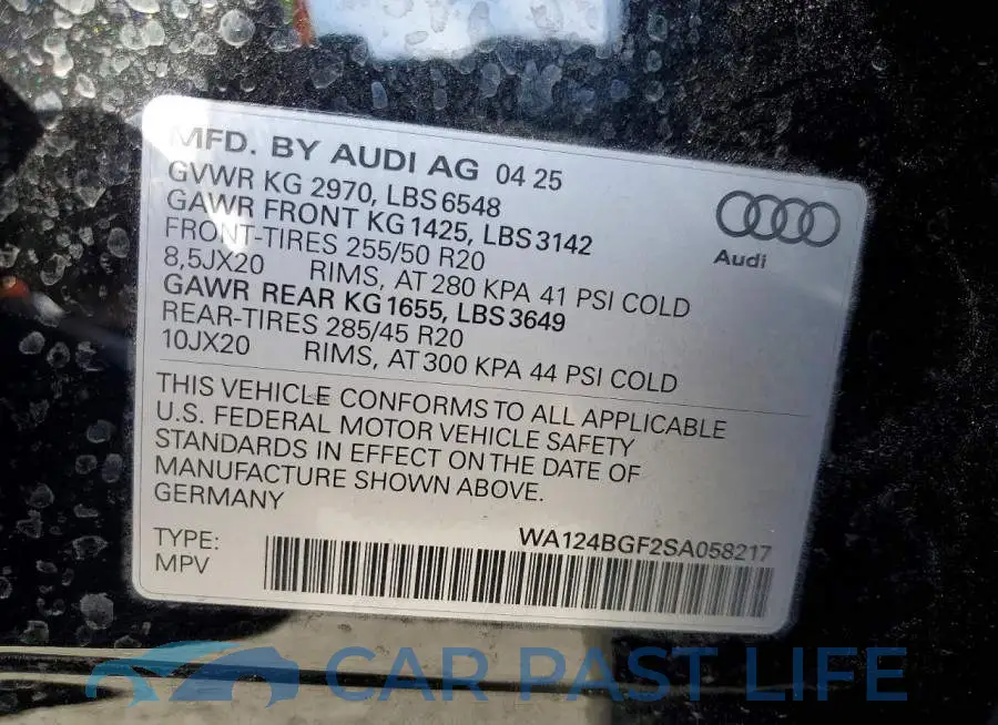 WA124BGF2SA058217# 13