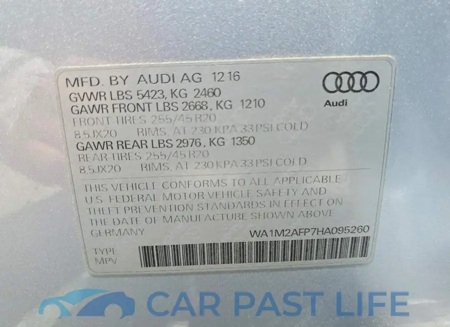 WA1M2AFP7HA095260# 13