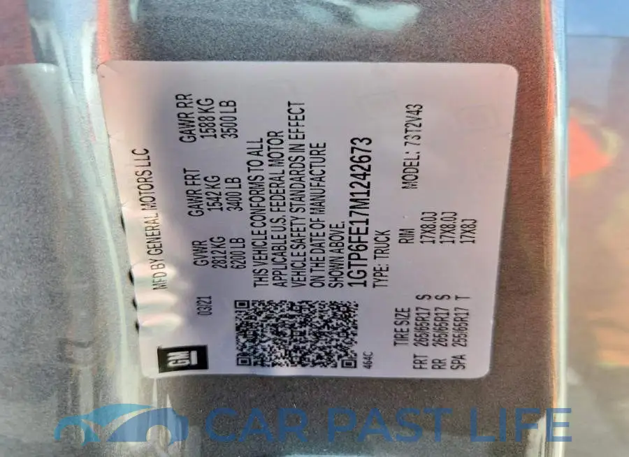 1GTP6FE17M1242673# 12