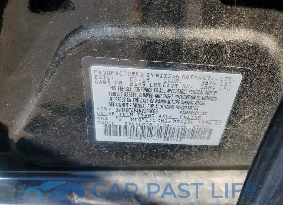 3N1AB7AP4KY383066# 12