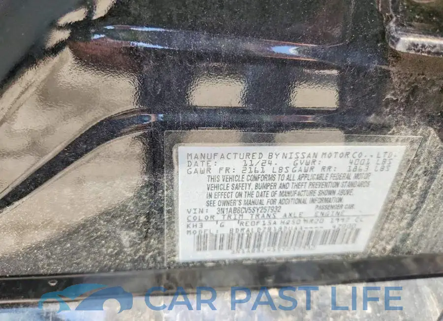3N1AB8CV5SY257932# 13