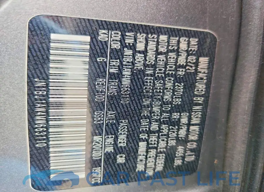 JN1BJ1AW4MW663110# 13