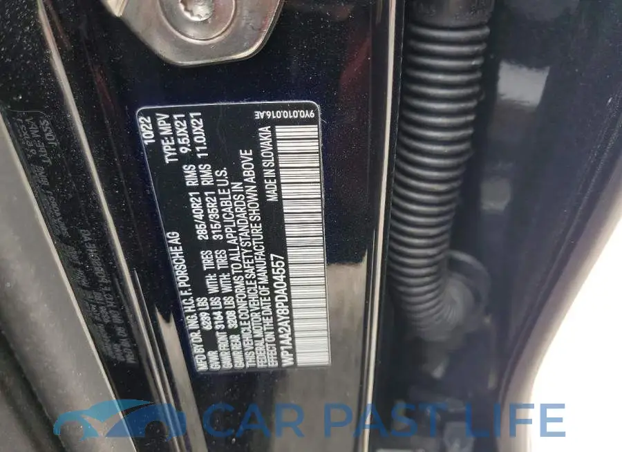 WP1AA2AY8PDA04557# 13