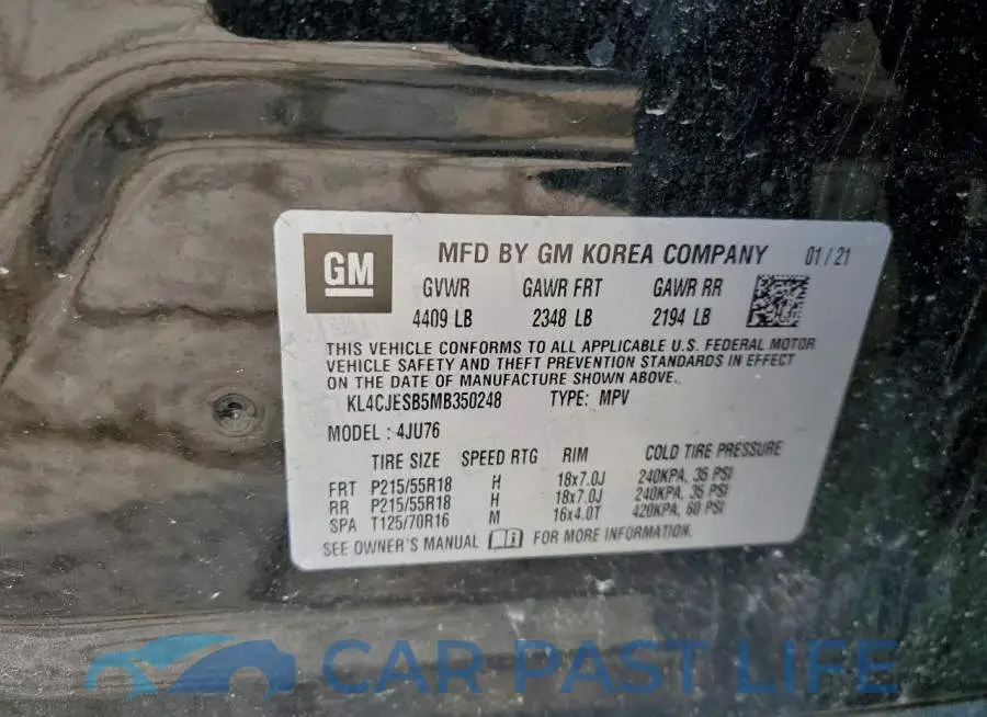 KL4CJESB5MB350248# 13