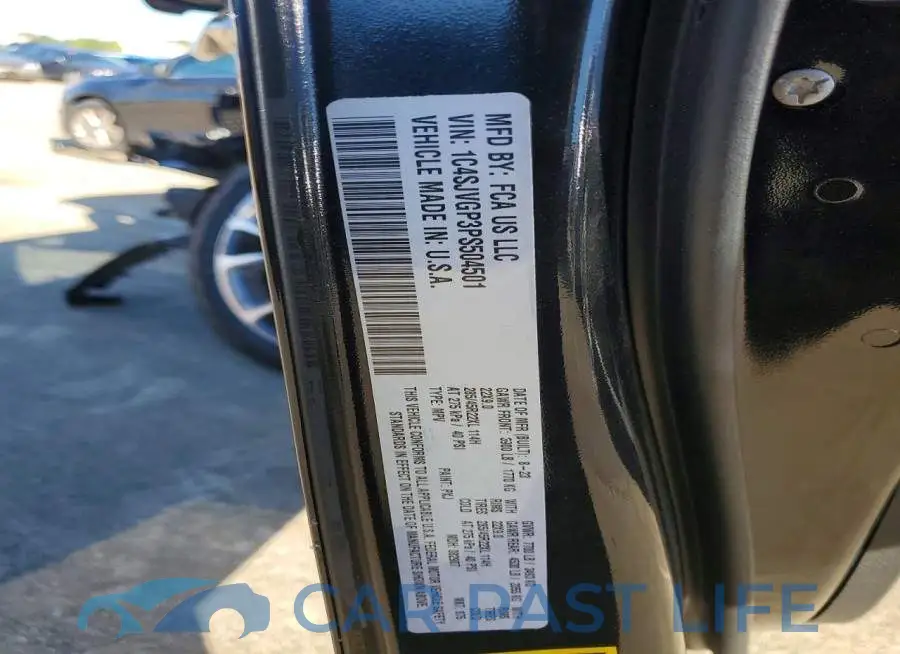 1C4SJVGP3PS504501# 12
