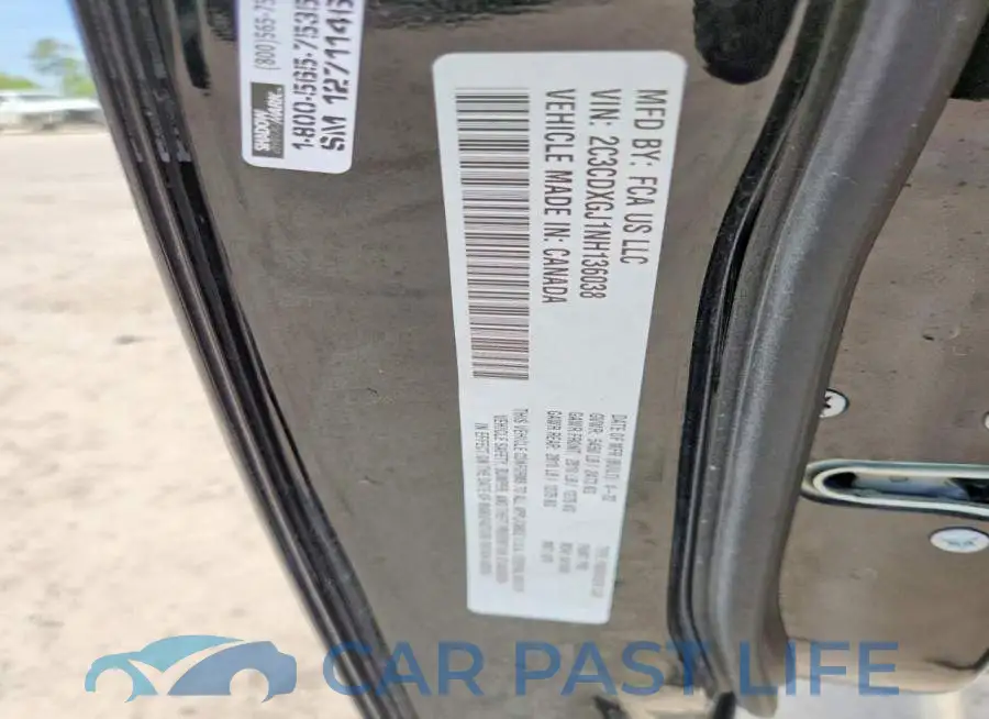 2C3CDXGJ1NH136038# 12