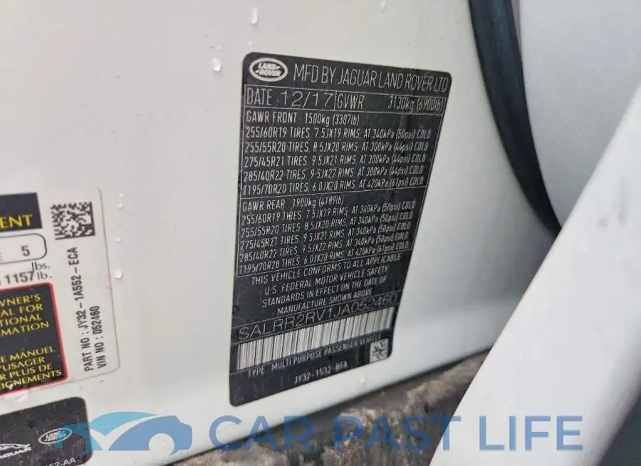 SALRR2RV1JA052460# 13