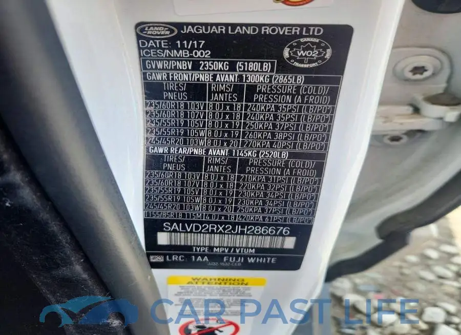 SALVD2RX2JH286676# 14