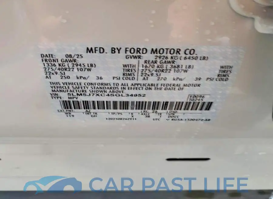 5LM5J7XC4SGL34952# 13