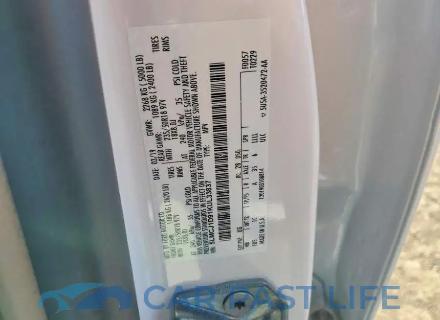 5LMCJ1D91KUL33837# 14