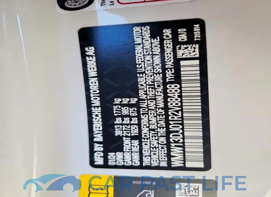 WMW13DJ01R2V88488# 12