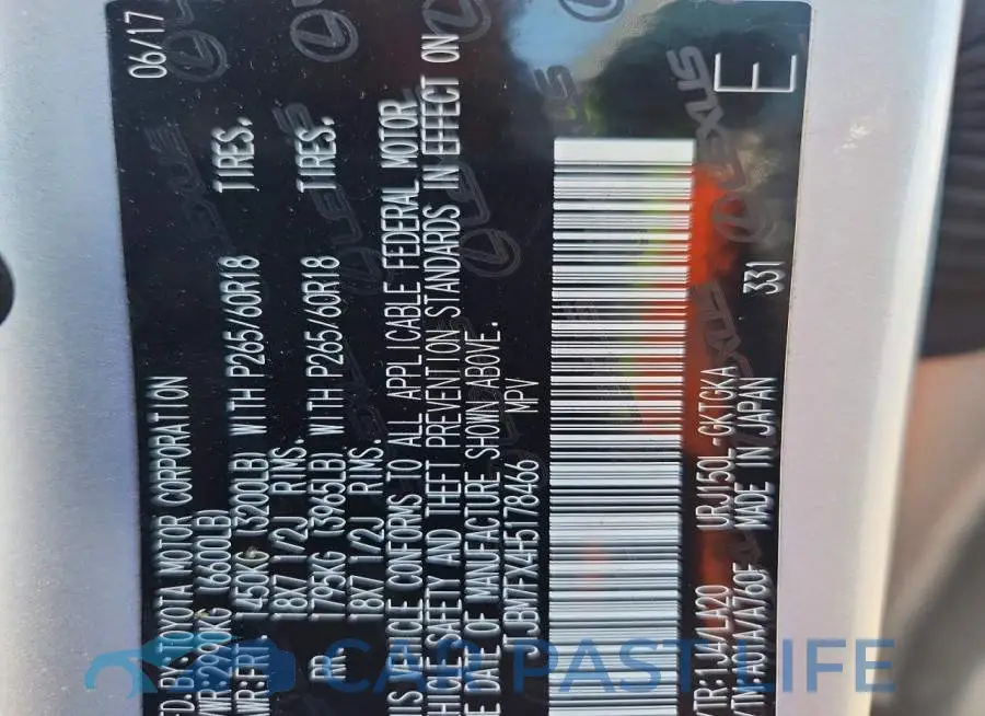 JTJBM7FX4H5178466# 13