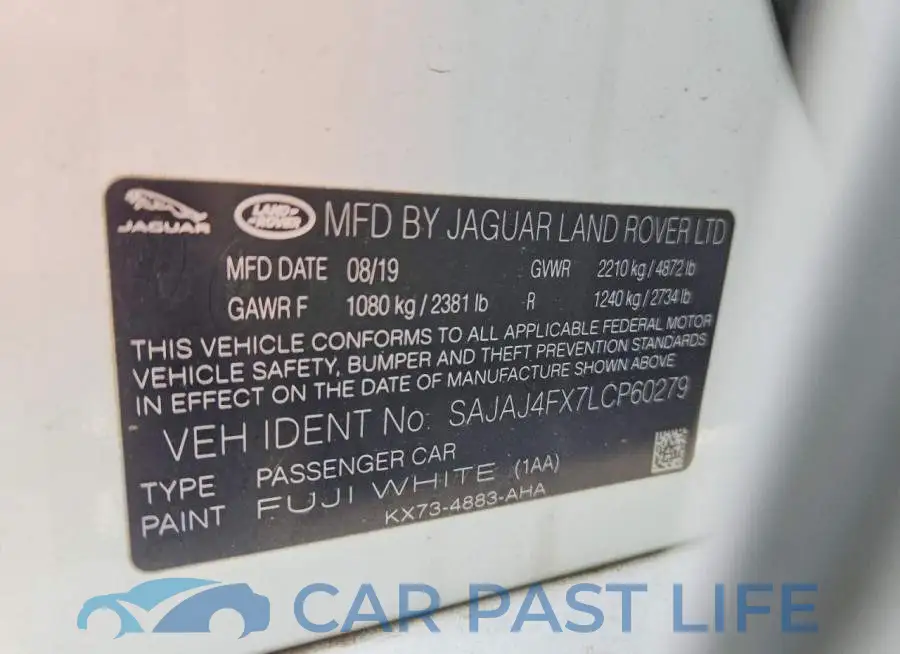SAJAJ4FX7LCP60279# 12