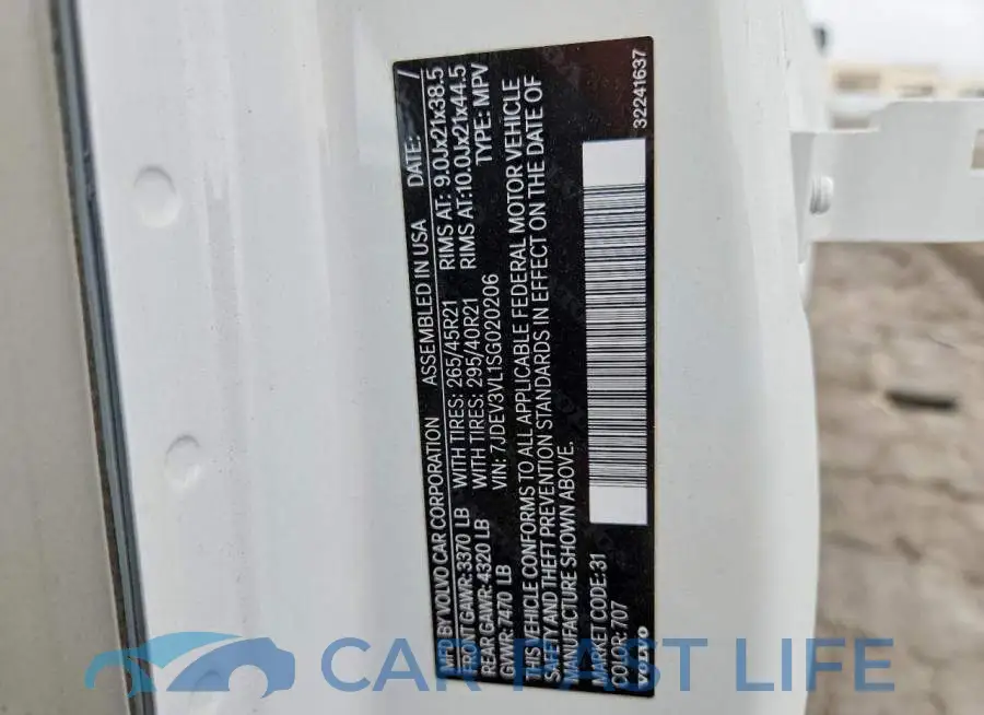 7JDEV3VL1SG020206# 13
