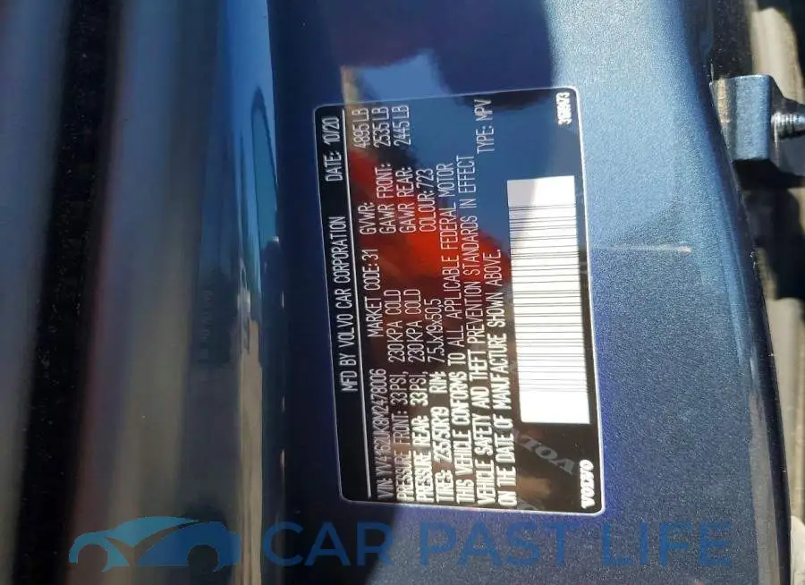 YV4162UK8M2478006# 12