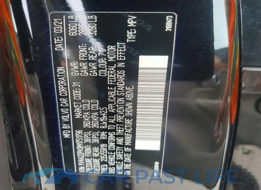 YV4A22PK8M1751796# 13