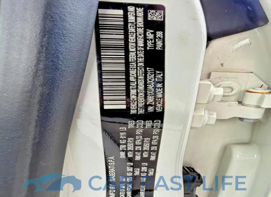 ZN661XUA6JX292117# 15