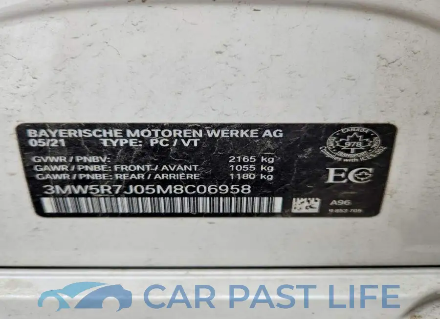3MW5R7J05M8C06958# 13