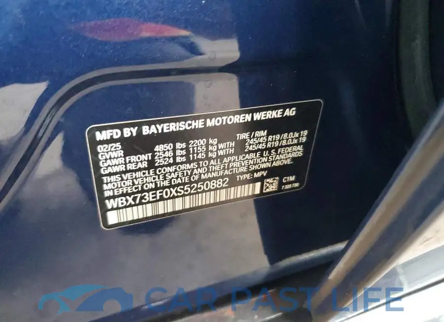 WBX73EF0XS5250882# 13