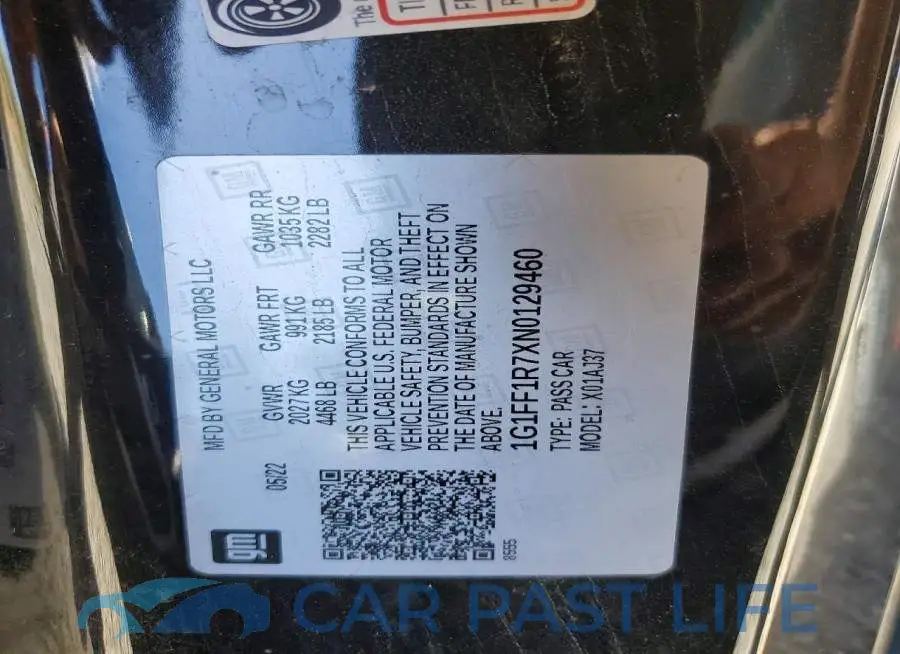 1G1FF1R7XN0129460# 13