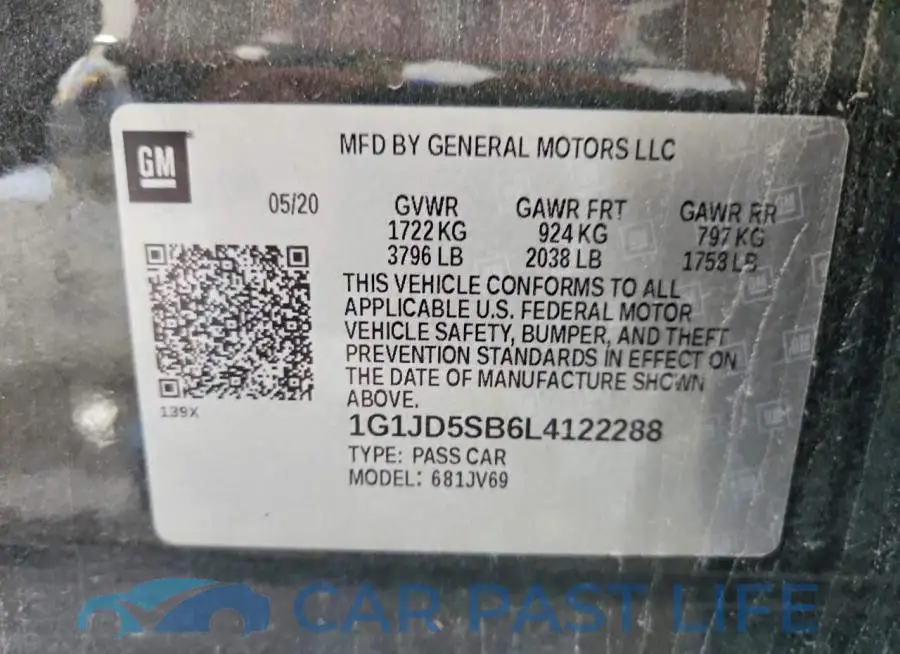 1G1JD5SB6L4122288# 13