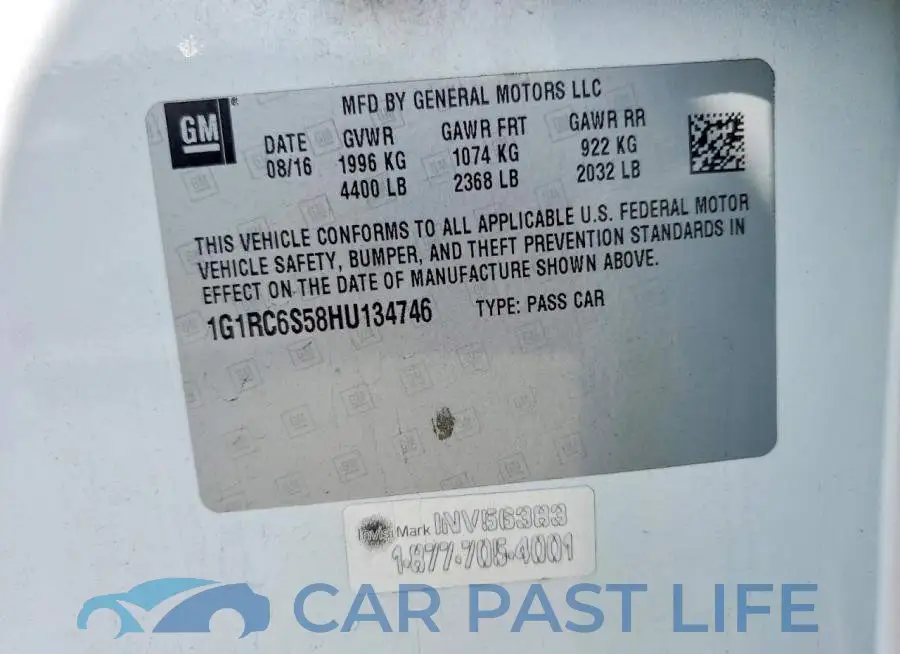 1G1RC6S58HU134746# 12