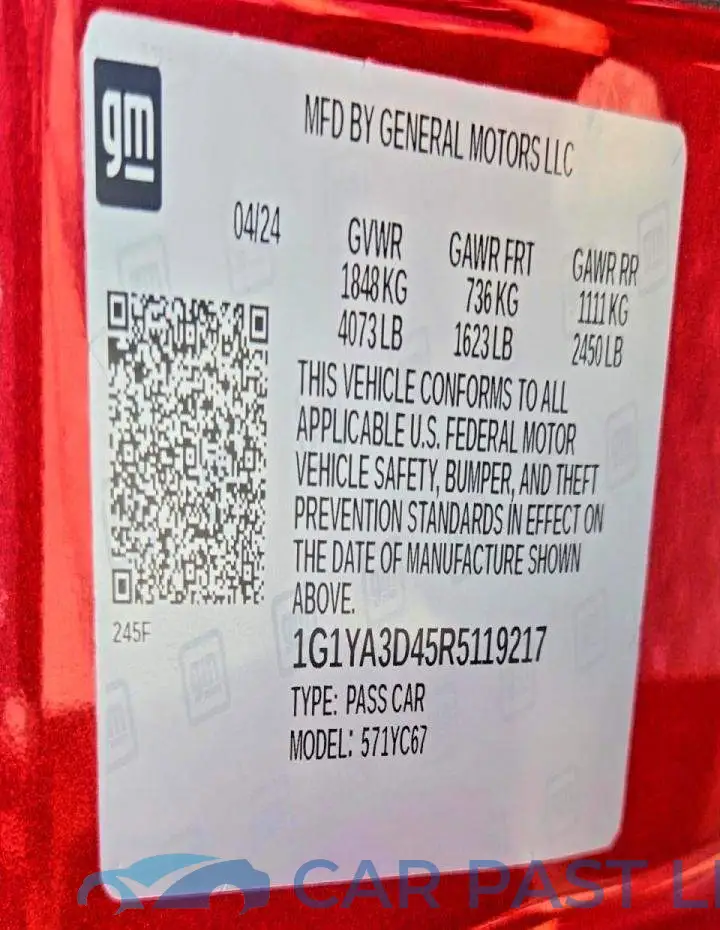 1G1YA3D45R5119217# 10