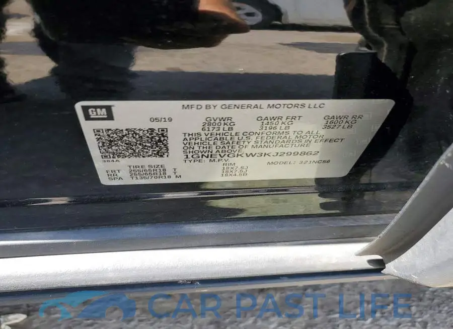 1GNEVGKW3KJ299862# 14