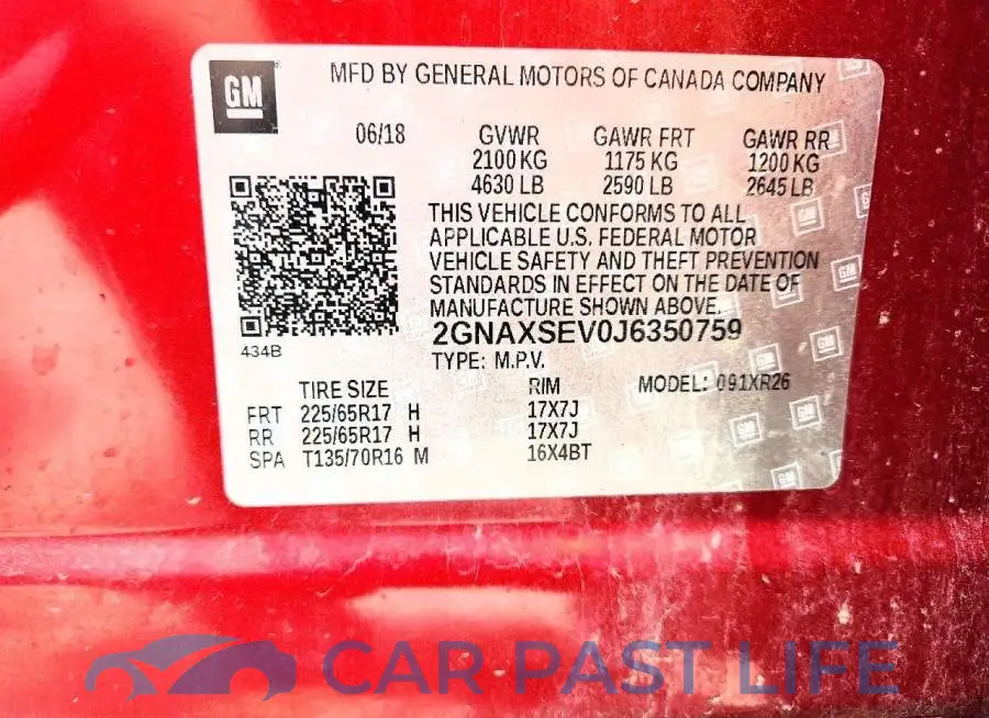 2GNAXSEV0J6350759# 14
