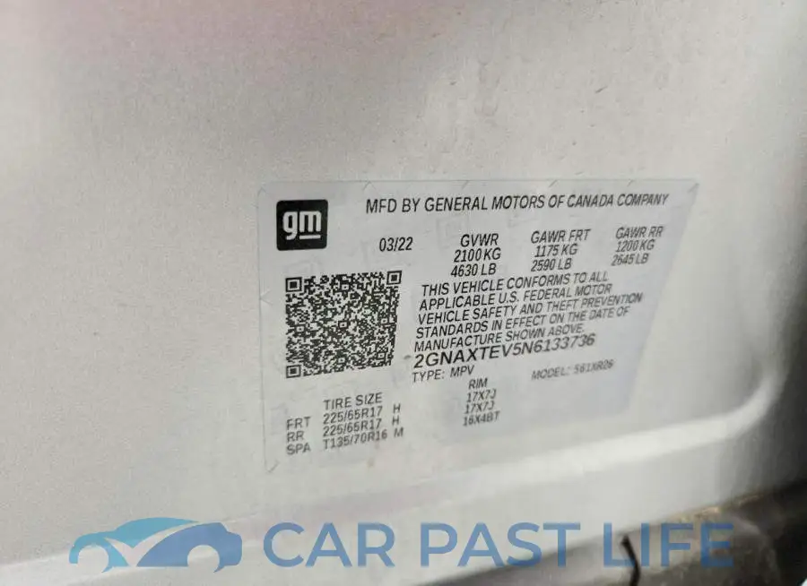 2GNAXTEV5N6133736# 13
