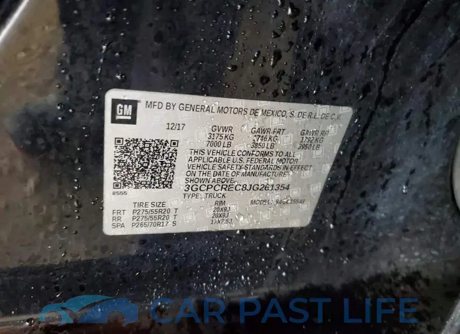 3GCPCREC8JG261354# 13